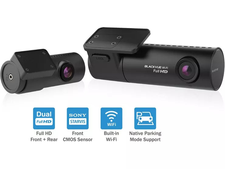 BlackVue DR590X-2CH Front/Rear Dash Cam with 32GB microSD Card