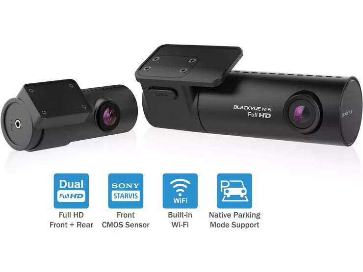 BlackVue DR590X-2CH Front/Rear Dash Cam with 32GB microSD Card