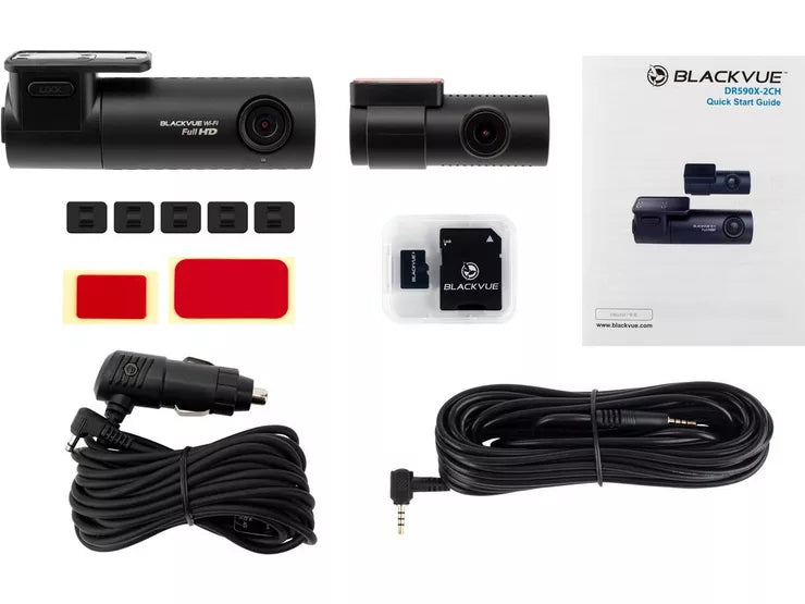 BlackVue DR590X-2CH Front/Rear Dash Cam with 32GB microSD Card