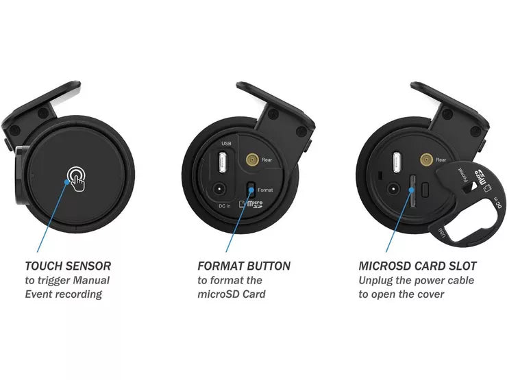 BlackVue DR770X-2CH Front & Rear Dash Cam with 64GB microSD Card