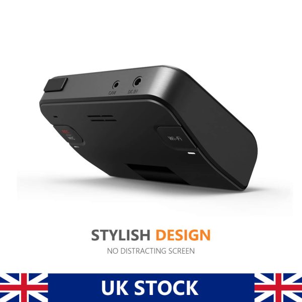 FineVu GX4K - 2CH Dash Cam with 64GB microSD Card