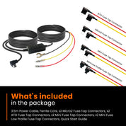 Road Angel Halo Dash Cam Hardwiring Kit - for Halo View / Halo Vision