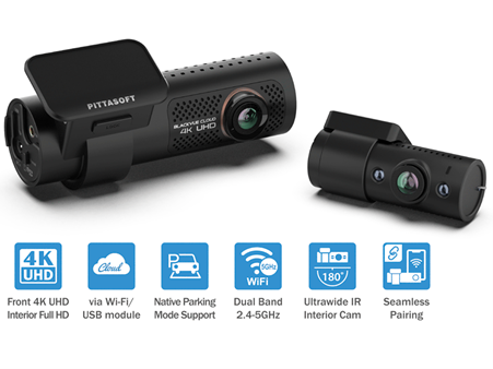 BlackVue DR970X IR -2CH Front & Rear Dash Cam with 64GB microSD Card