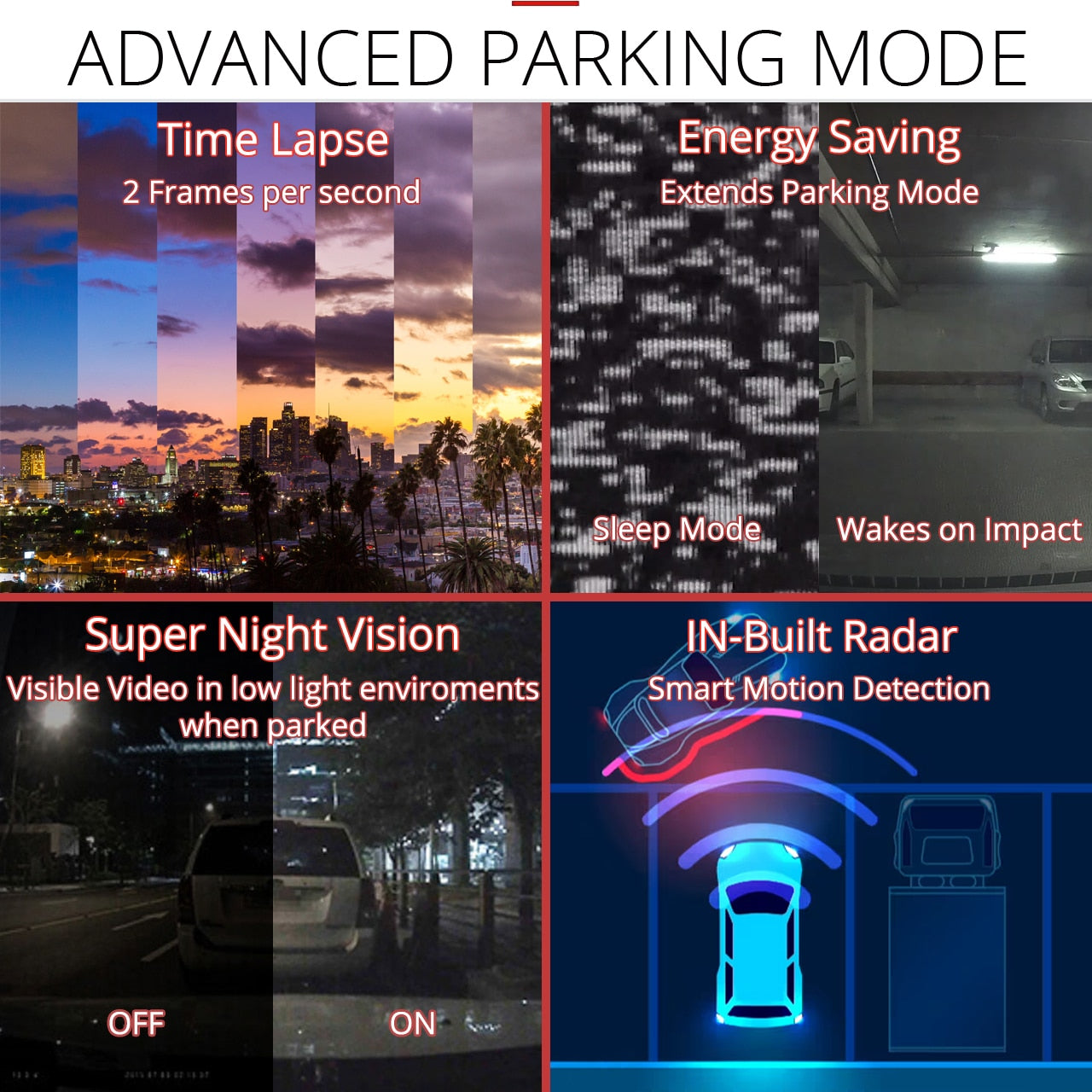 Thinkware Dash Cam U3000 - 1CH Dash Cam (64GB SD Card inc)
