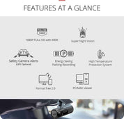 Thinkware Dash Cam F70 PRO with Lock Box - 1CH Dash Cam (16GB SD Card inc)