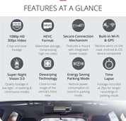Thinkware Dash Cam F790 - 2CH Dash Cam (32GB SD Card inc)