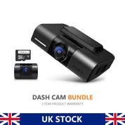 FineVu GX400 - 2CH Dash Cam with 64GB microSD Card